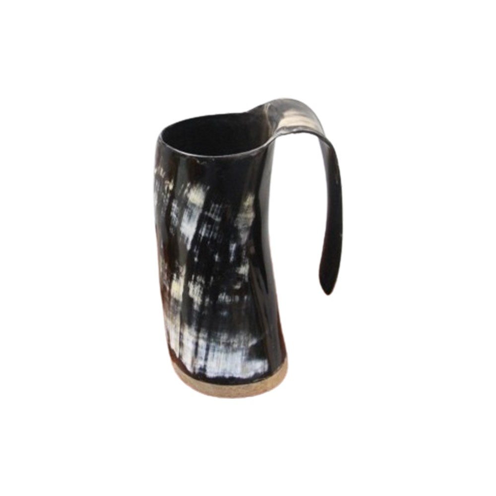 HORN drinking MUG tankard Cup Beer Wine Water Drink Mead